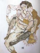 Egon Schiele Seated Couple (mk20) Spain oil painting artist